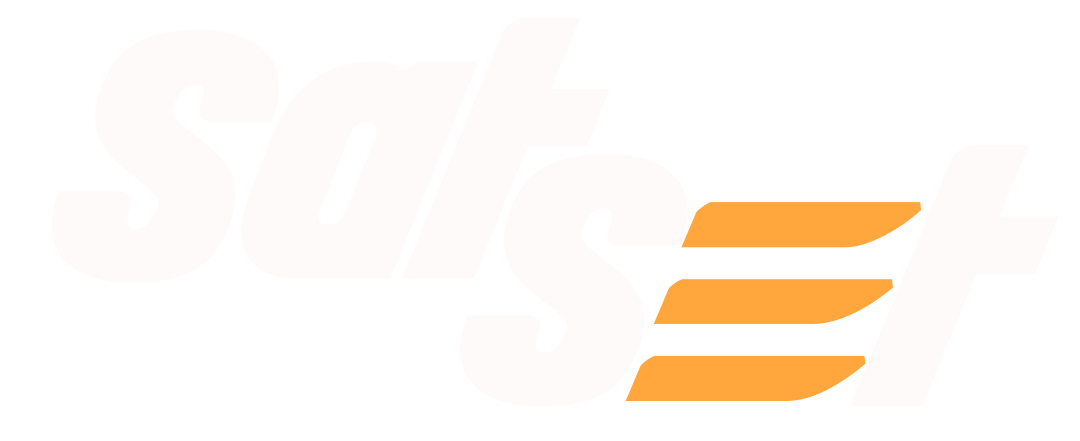 SatSet White Logo